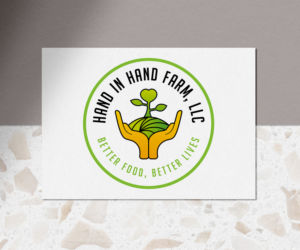 Hand In Hand Farm, LLC.  We would also like to include the tag line Better Food, Better Lives into the logo | Diseño de Logo por H-H Arts