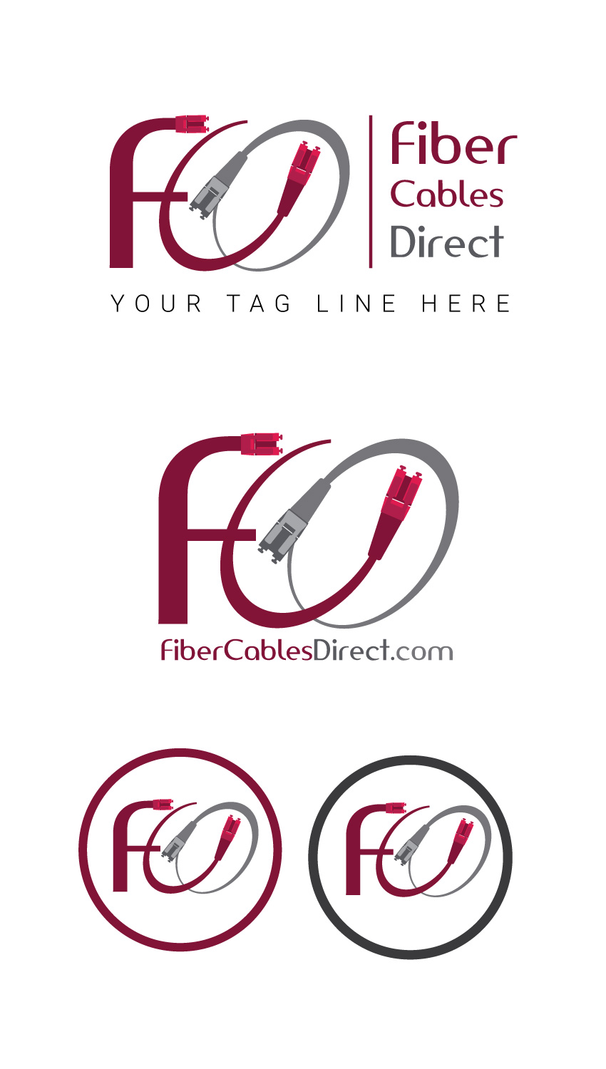 Logo-Design von uk für FiberCablesDirect.com | Design #22077815