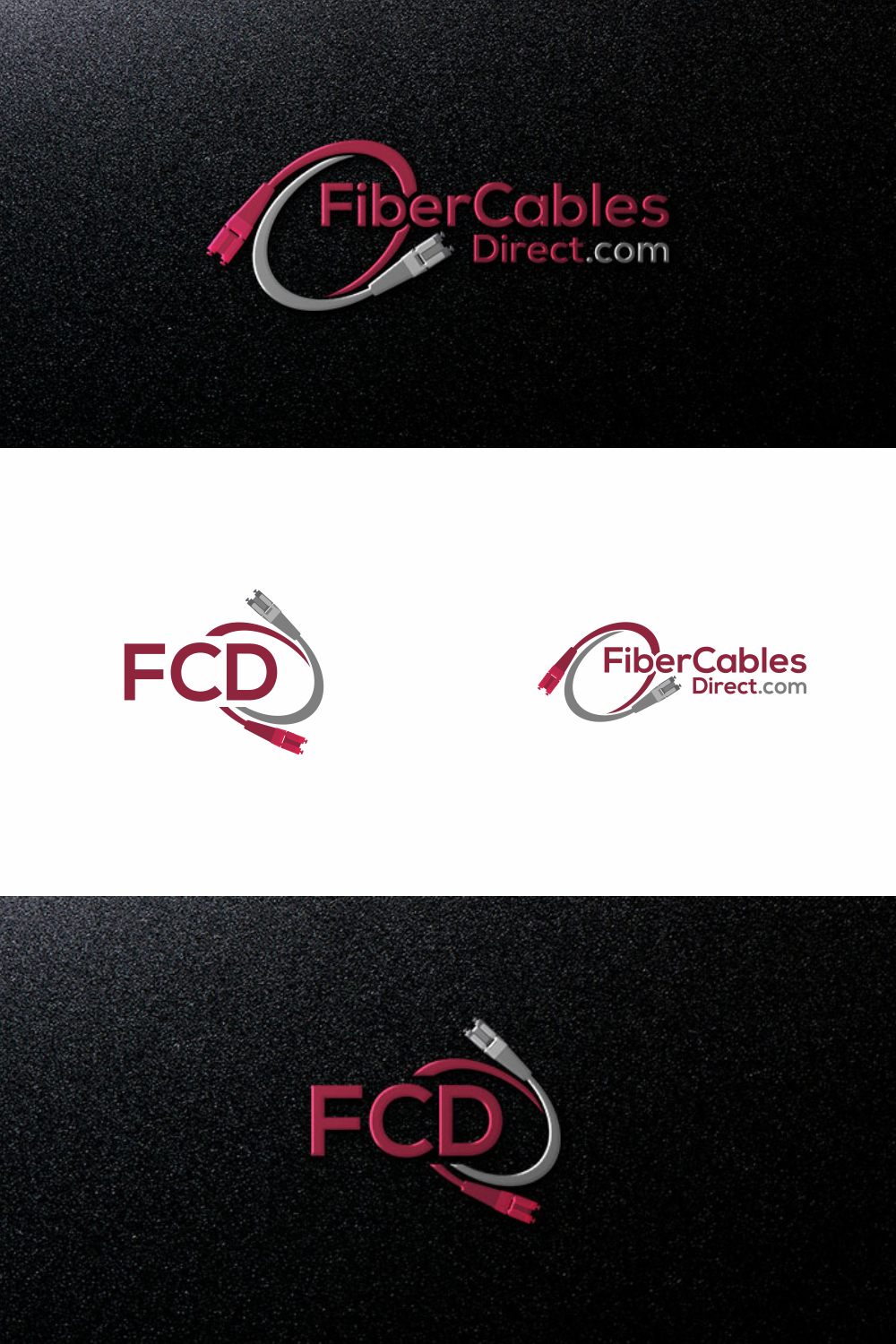 Bold, Serious, Fiber Optics Networking Logo Design for