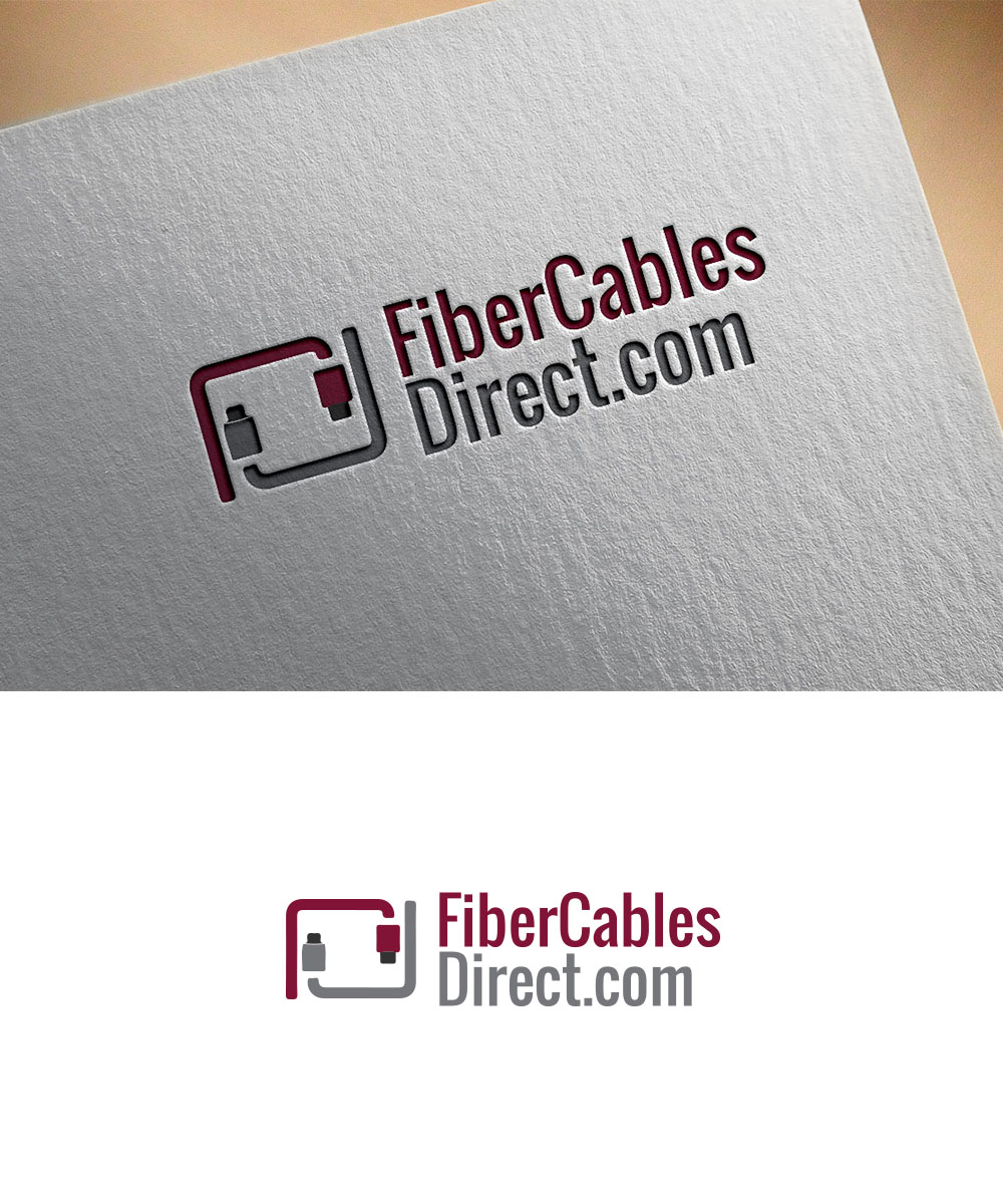 Logo Design by Aliqa Design for FiberCablesDirect.com | Design #22078861