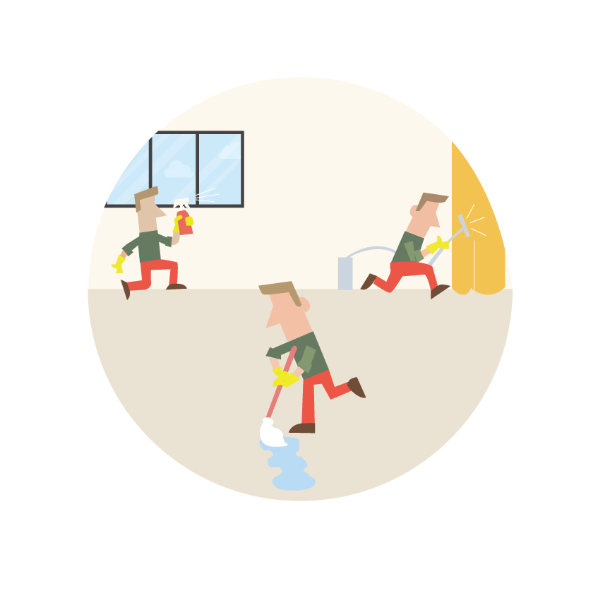 Logo Design by eema.naqvi for All In One's Cleaning Services | Design #22085971