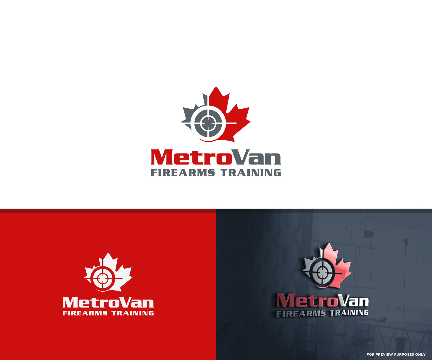 Logo Design by Mario for Metrovan Firearms Training | Design #22084526