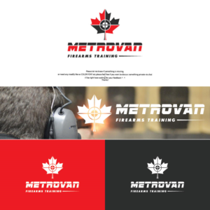 MetroVan Firearms Training | Logo Design by Aidenjar