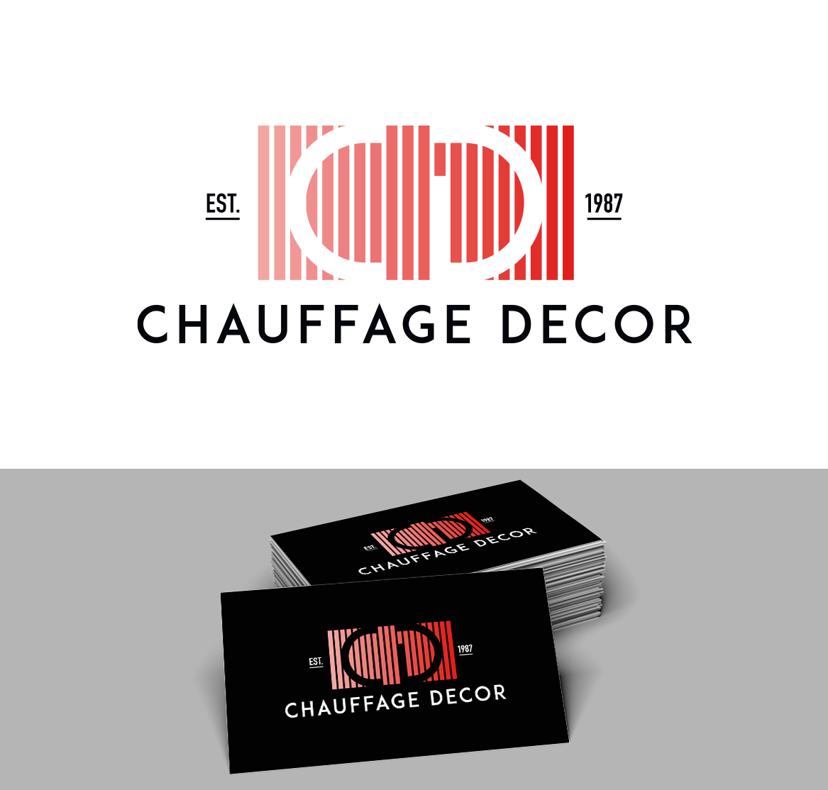Logo Design by trufya for CHAUFFAGE DECOR | Design #22135801