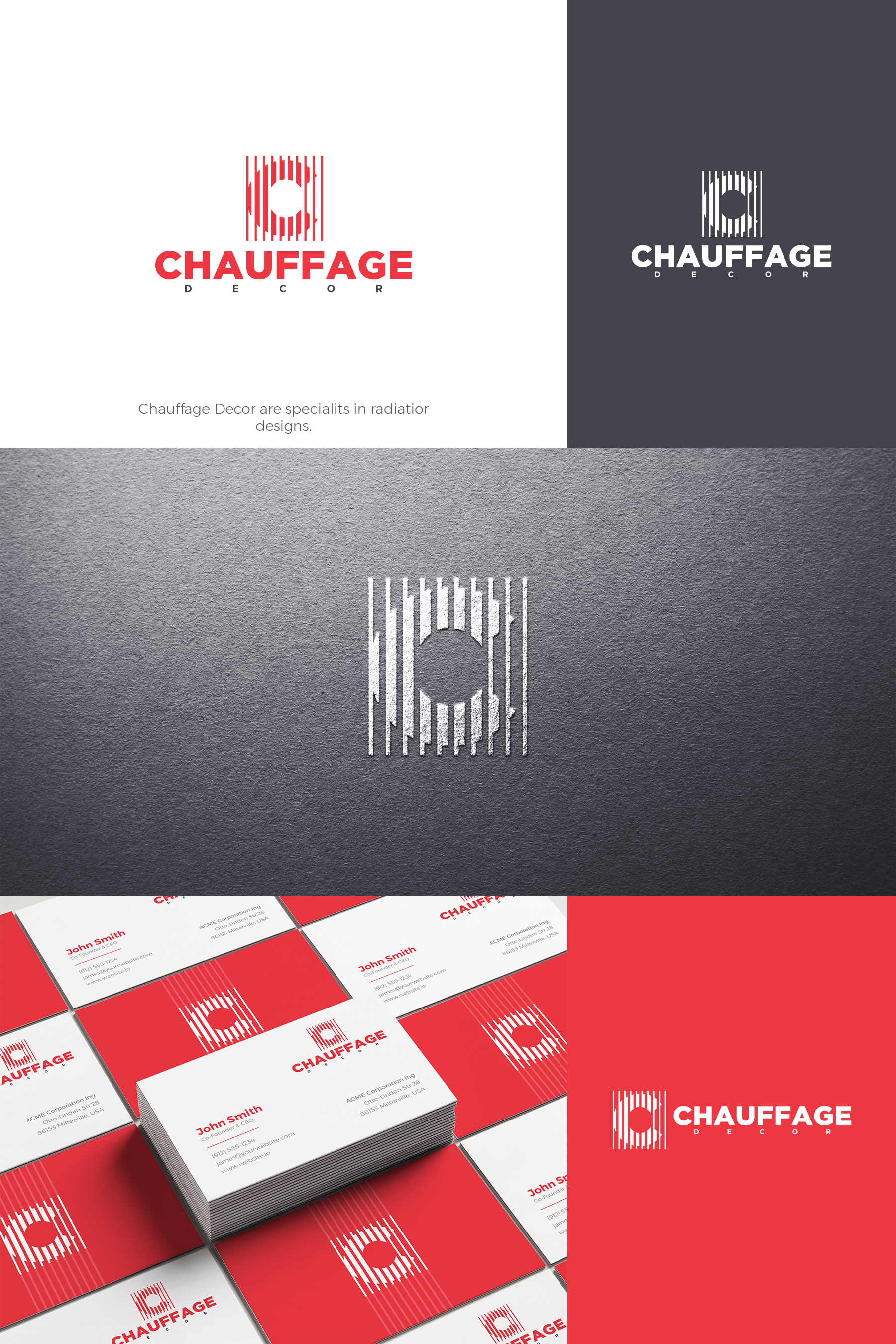 Logo-Design von JohnM. für CHAUFFAGE DECOR | Design #22092564