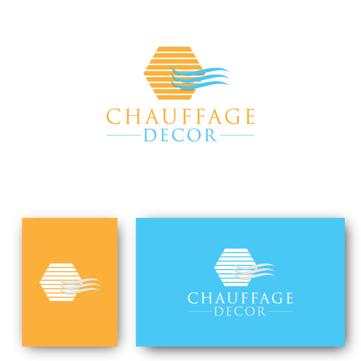 Logo Design by Deziners Zone for CHAUFFAGE DECOR | Design #22091916