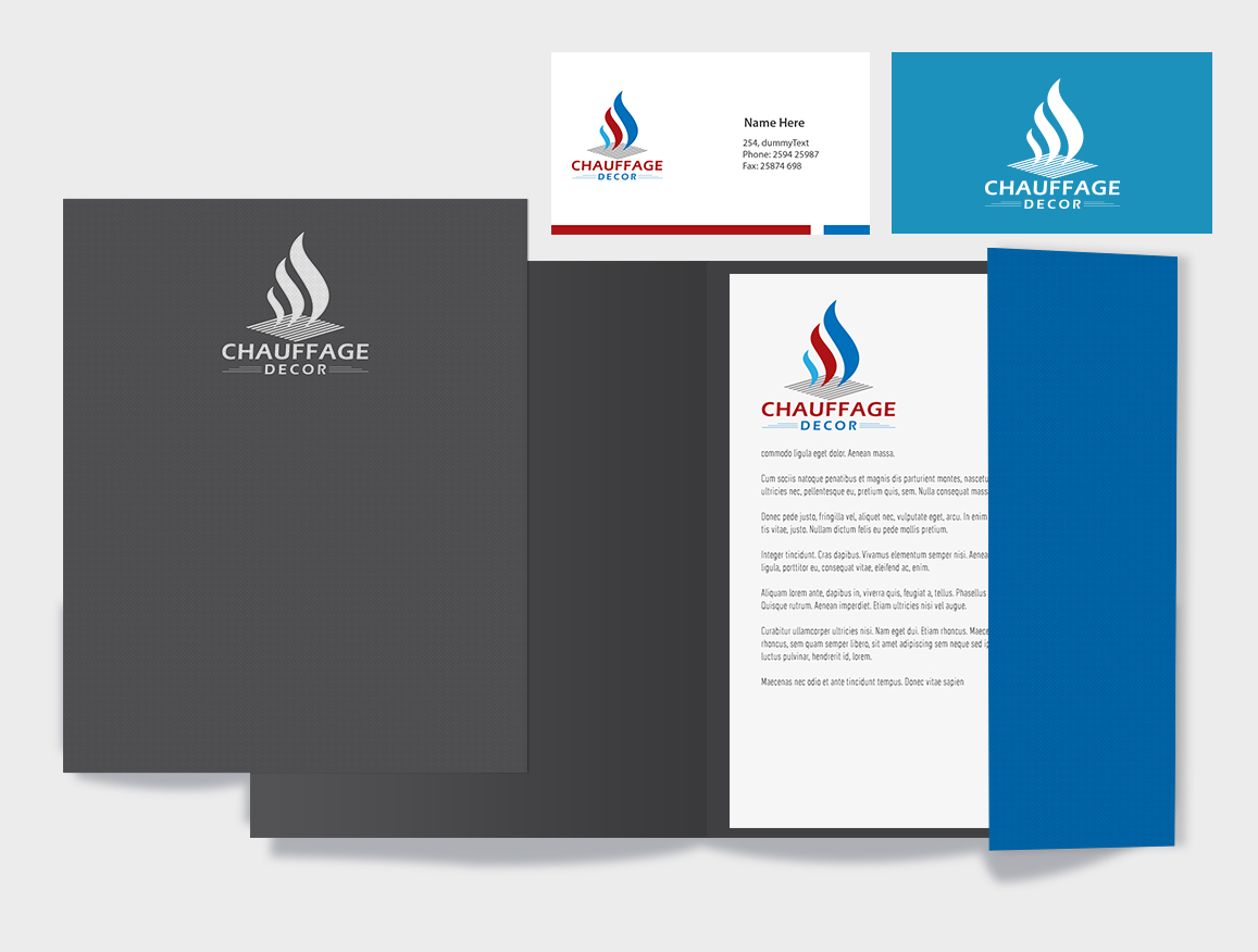 Logo Design by Deziners Zone for CHAUFFAGE DECOR | Design #22091919