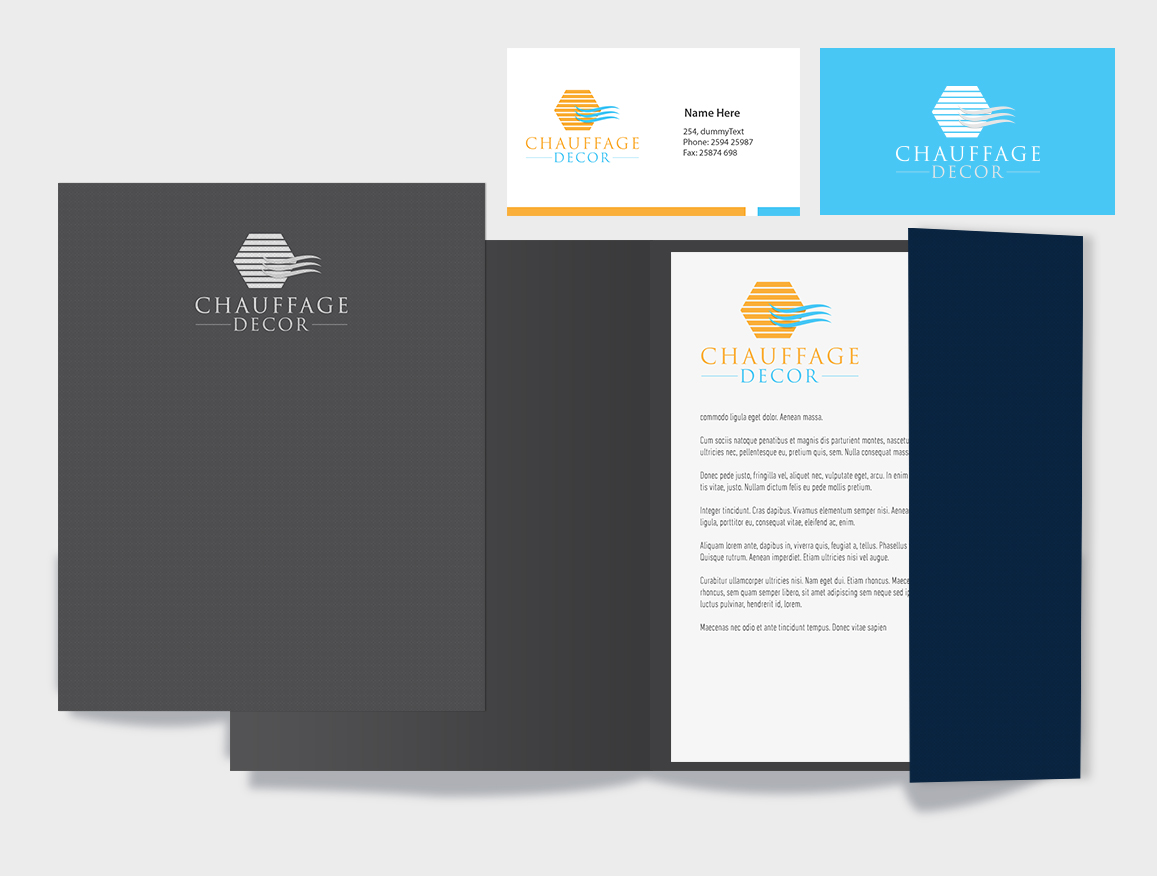 Logo Design by Deziners Zone for CHAUFFAGE DECOR | Design #22091930