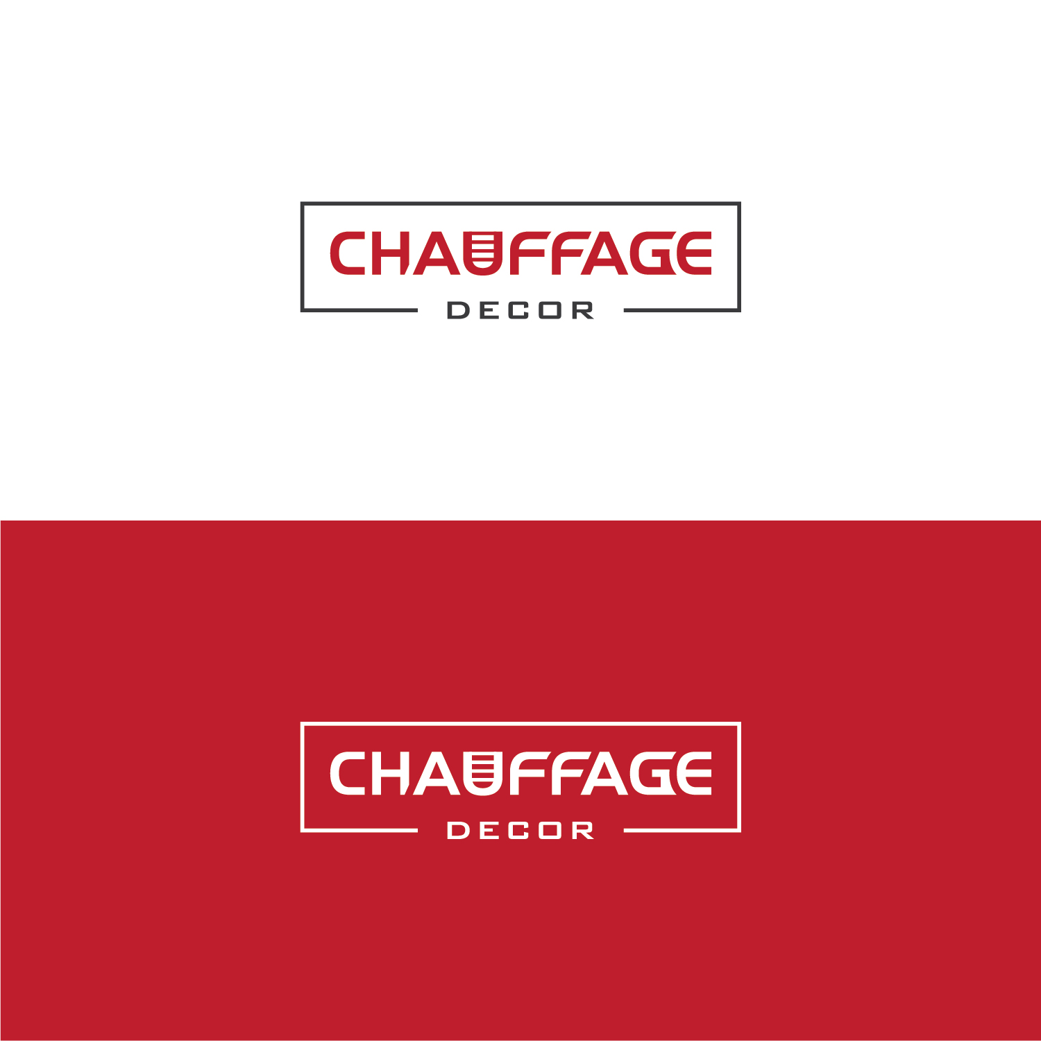 Logo Design by Muhammad Imran 3 for CHAUFFAGE DECOR | Design #22093079