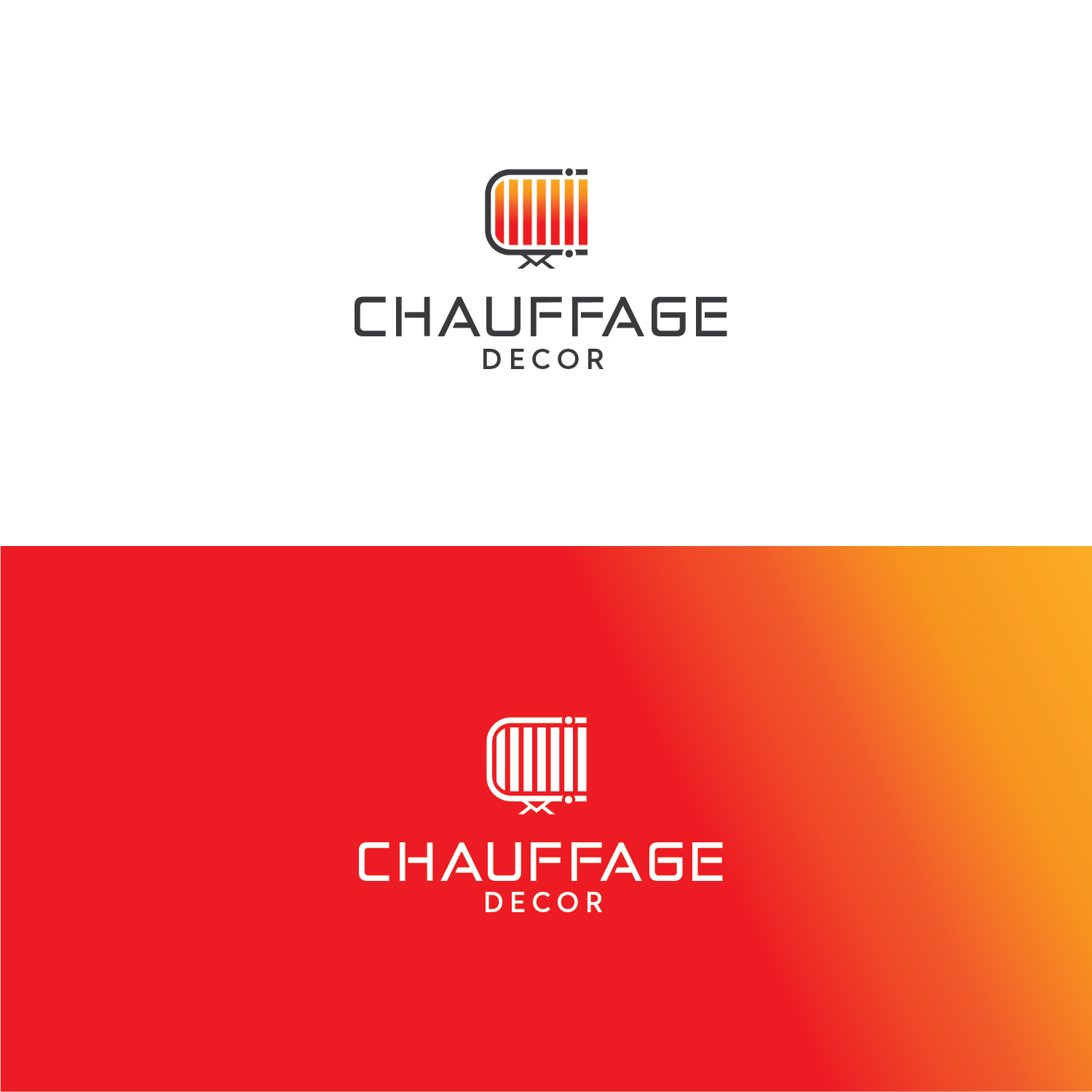 Logo Design by Muhammad Imran 3 for CHAUFFAGE DECOR | Design #22093080