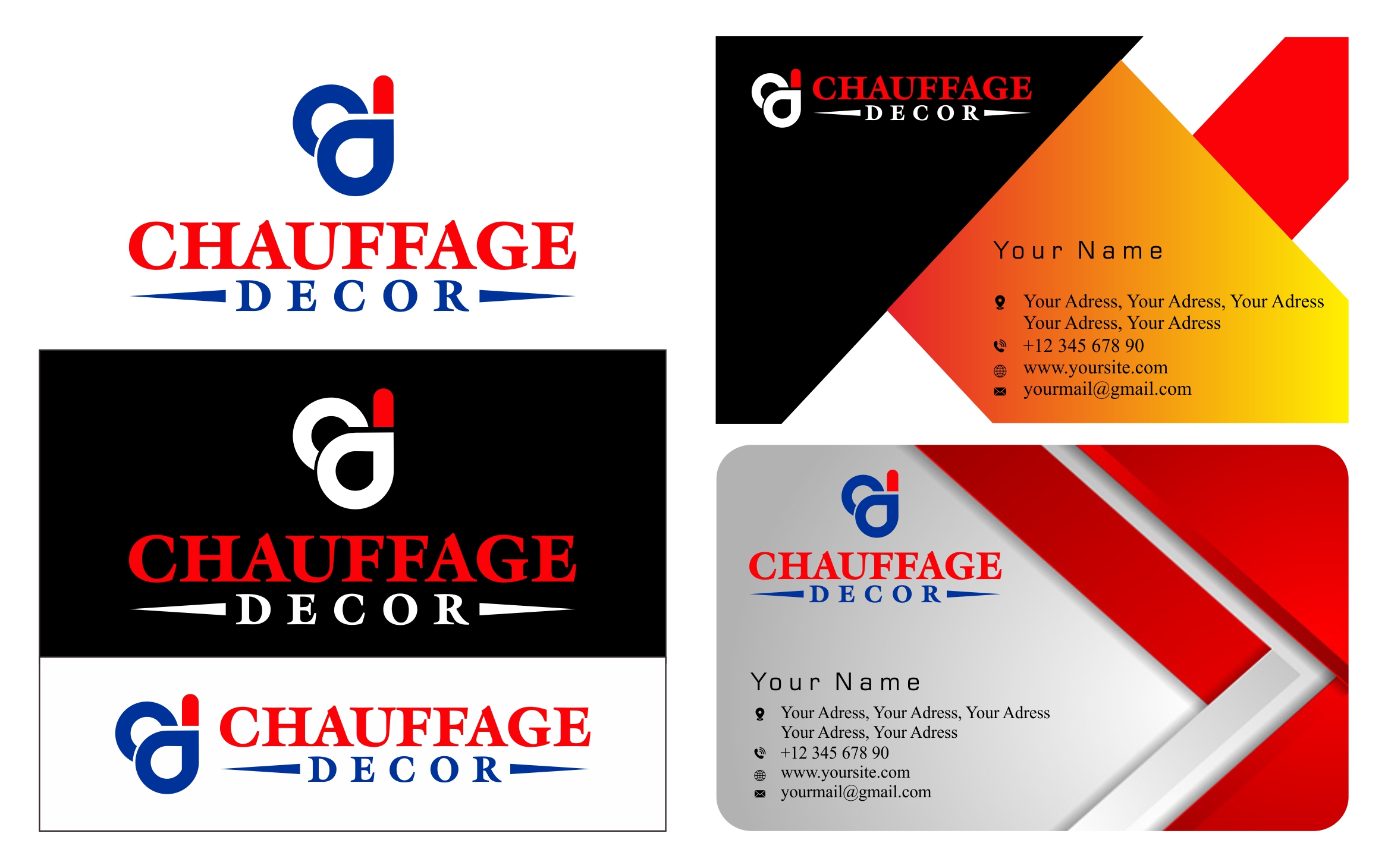 Logo-Design von hokilucky für CHAUFFAGE DECOR | Design #22138749