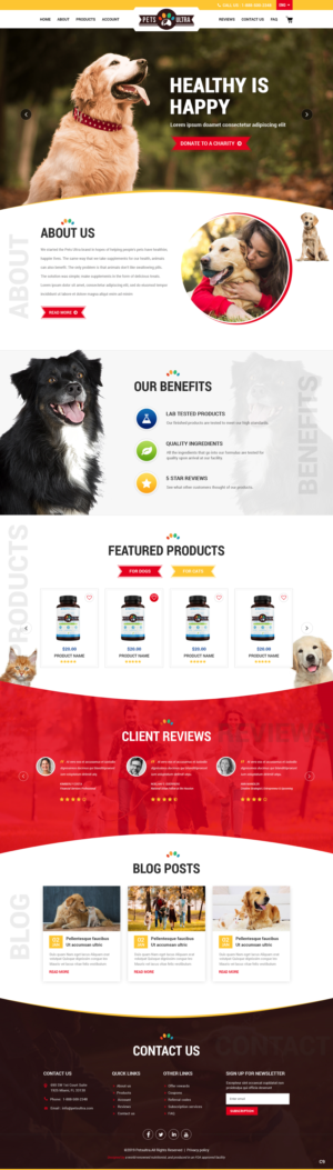 Web Design par pb pour ce projet | Design : #22093378