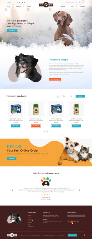 Pets Ultra: Supplements for Dogs and Cats needs a Website | Web Design by Ved Web Services
