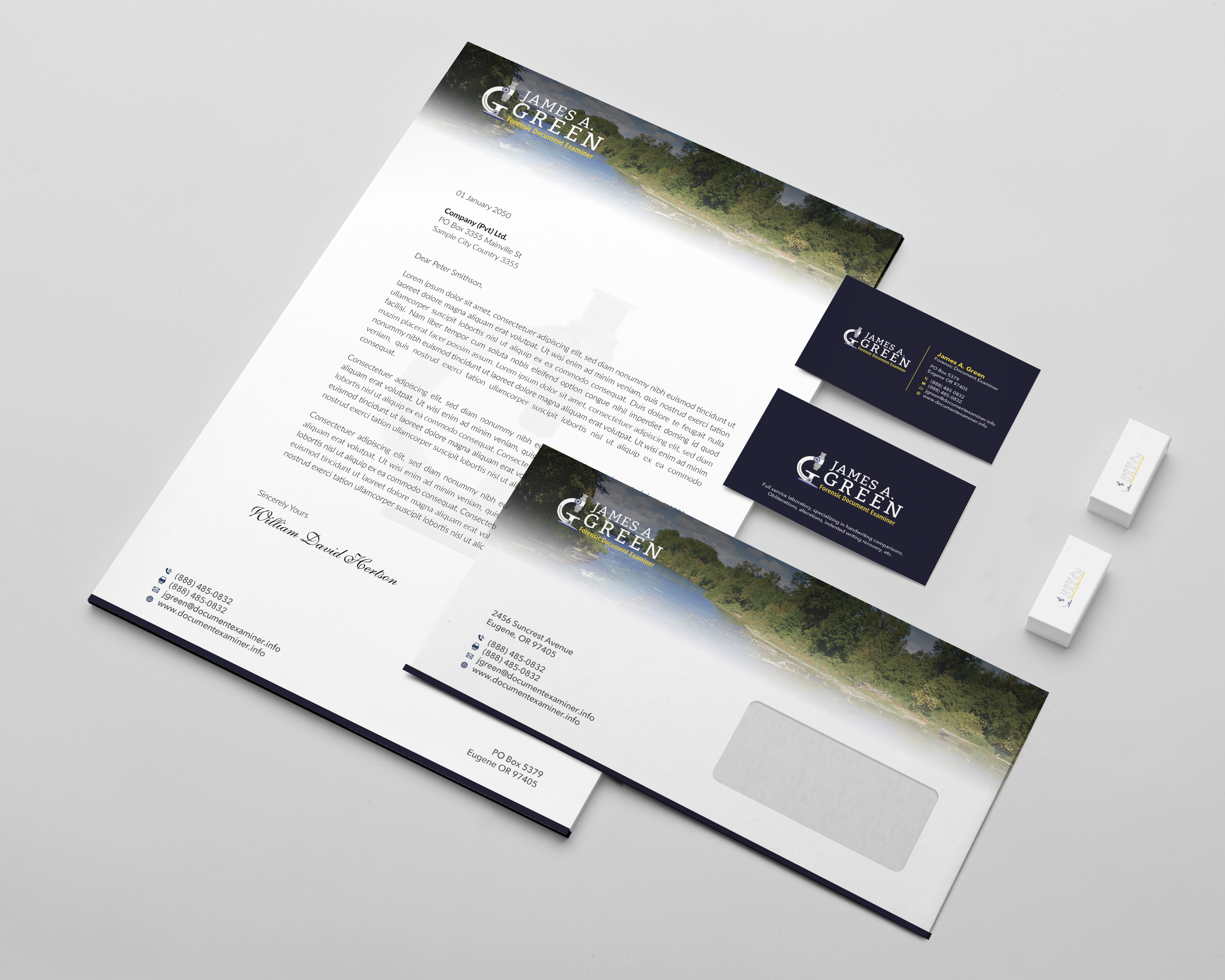 Diseño de Papelería por OxonoArt para Forensic Document Examiner | Diseño #22137797