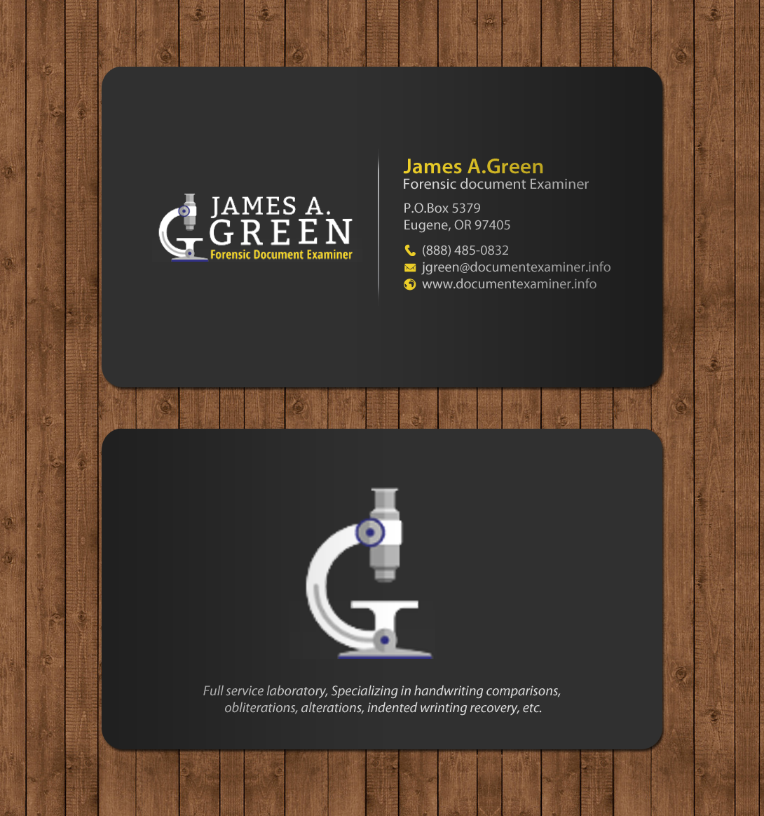 Diseño de Papelería por chandrayaan.creative para Forensic Document Examiner | Diseño #22109254