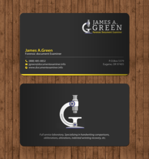 Diseño de Papelería por chandrayaan.creative para Forensic Document Examiner | Diseño: #22109256