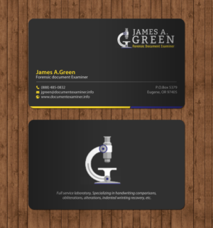 Diseño de Papelería por chandrayaan.creative para Forensic Document Examiner | Diseño: #22109259