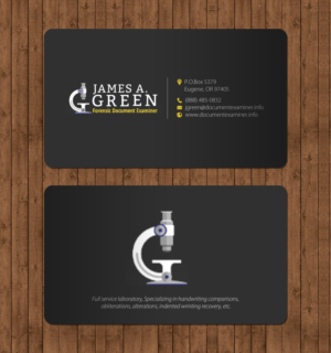 Diseño de Papelería por chandrayaan.creative para Forensic Document Examiner | Diseño: #22109263