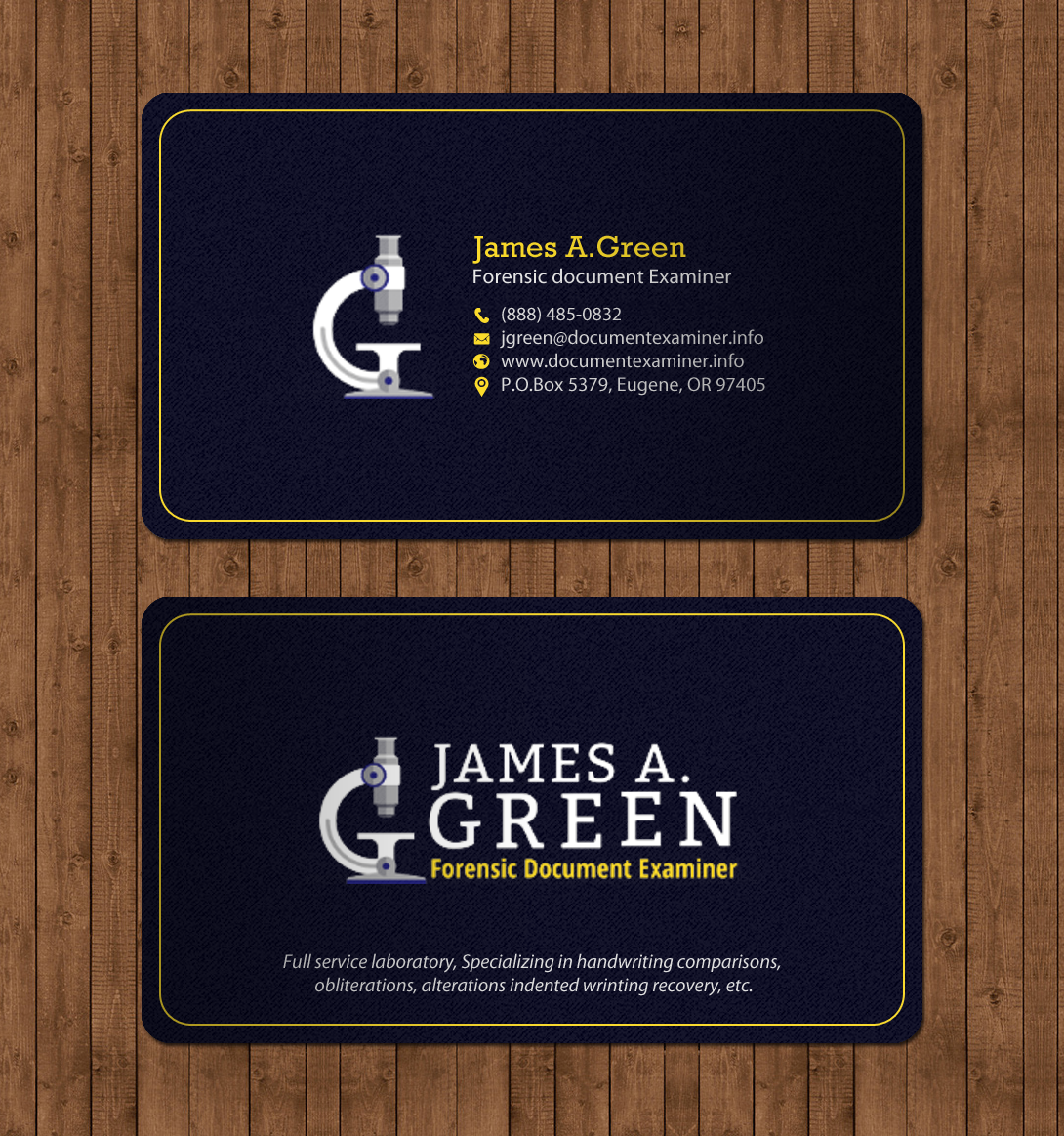 Schreibwaren-Design von chandrayaan.creative für Forensic Document Examiner | Design #22109276