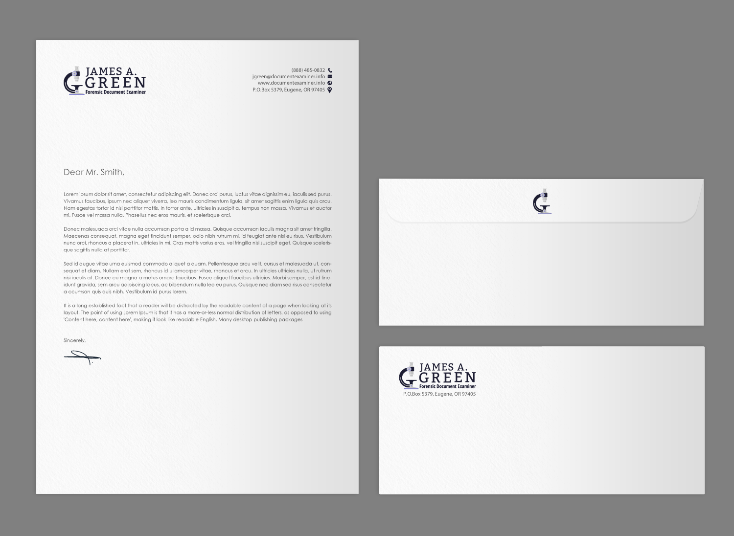 Schreibwaren-Design von chandrayaan.creative für Forensic Document Examiner | Design #22133414