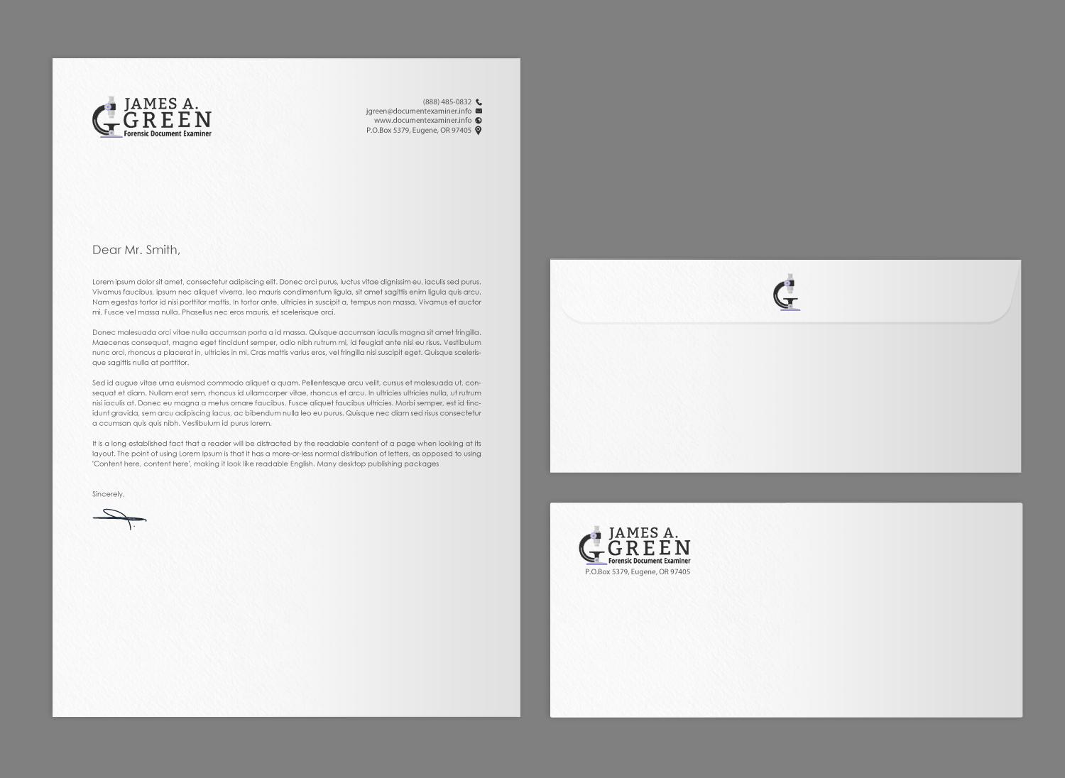 Schreibwaren-Design von chandrayaan.creative für Forensic Document Examiner | Design #22133415