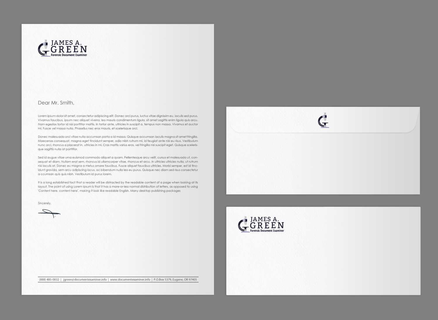 Diseño de Papelería por chandrayaan.creative para Forensic Document Examiner | Diseño #22133419