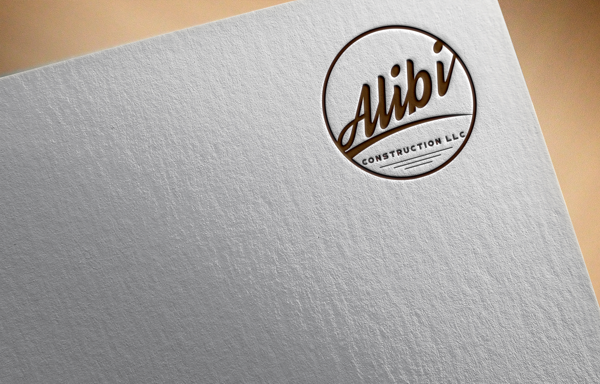 Logo Design by ergo™ for Alibi Construction  | Design #22088217