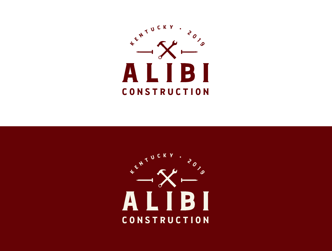 Logo Design by wonderland for Alibi Construction  | Design #22090841