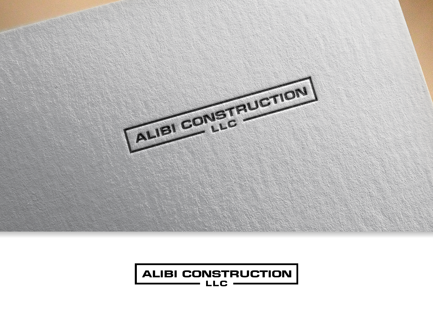 Logo Design by bejoborn1 for Alibi Construction  | Design #22092990