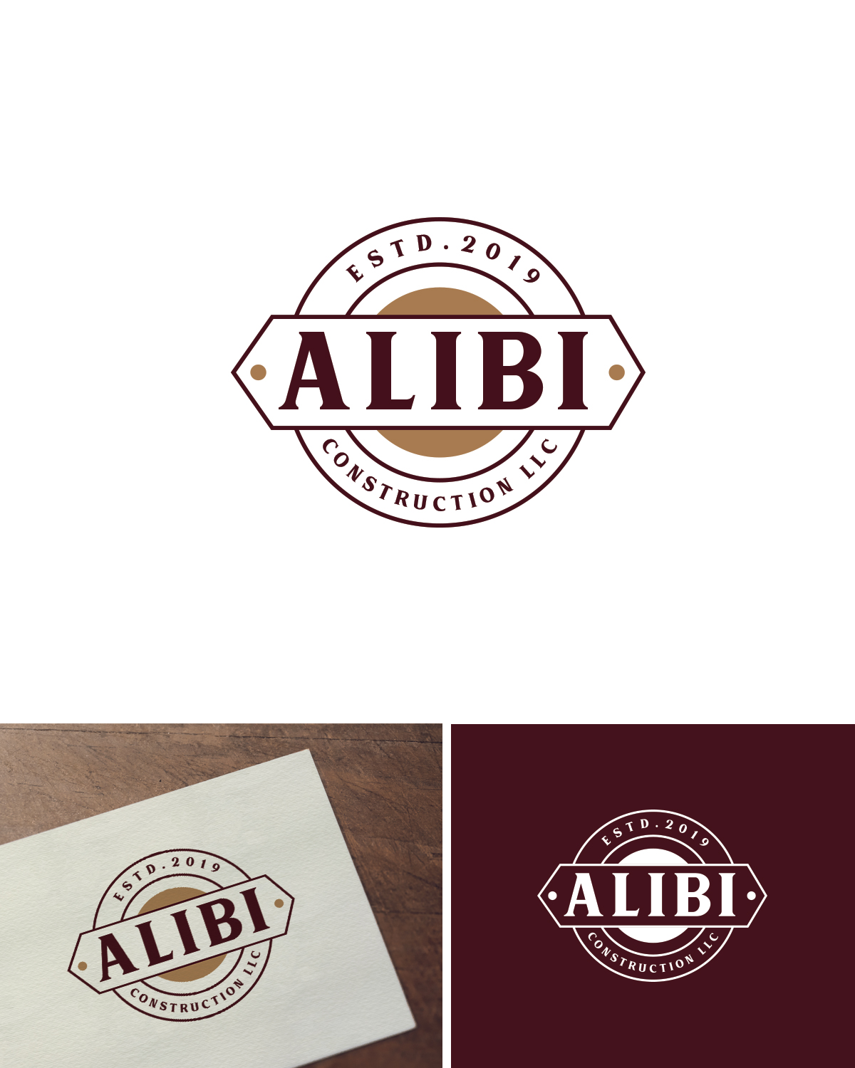 Design de Logo par k.l.s.chatterjee 2 pour Alibi Construction  | Design #22089224
