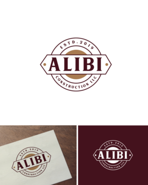 Logo Design by k.l.s.chatterjee 2 for Alibi Construction  | Design #22089224