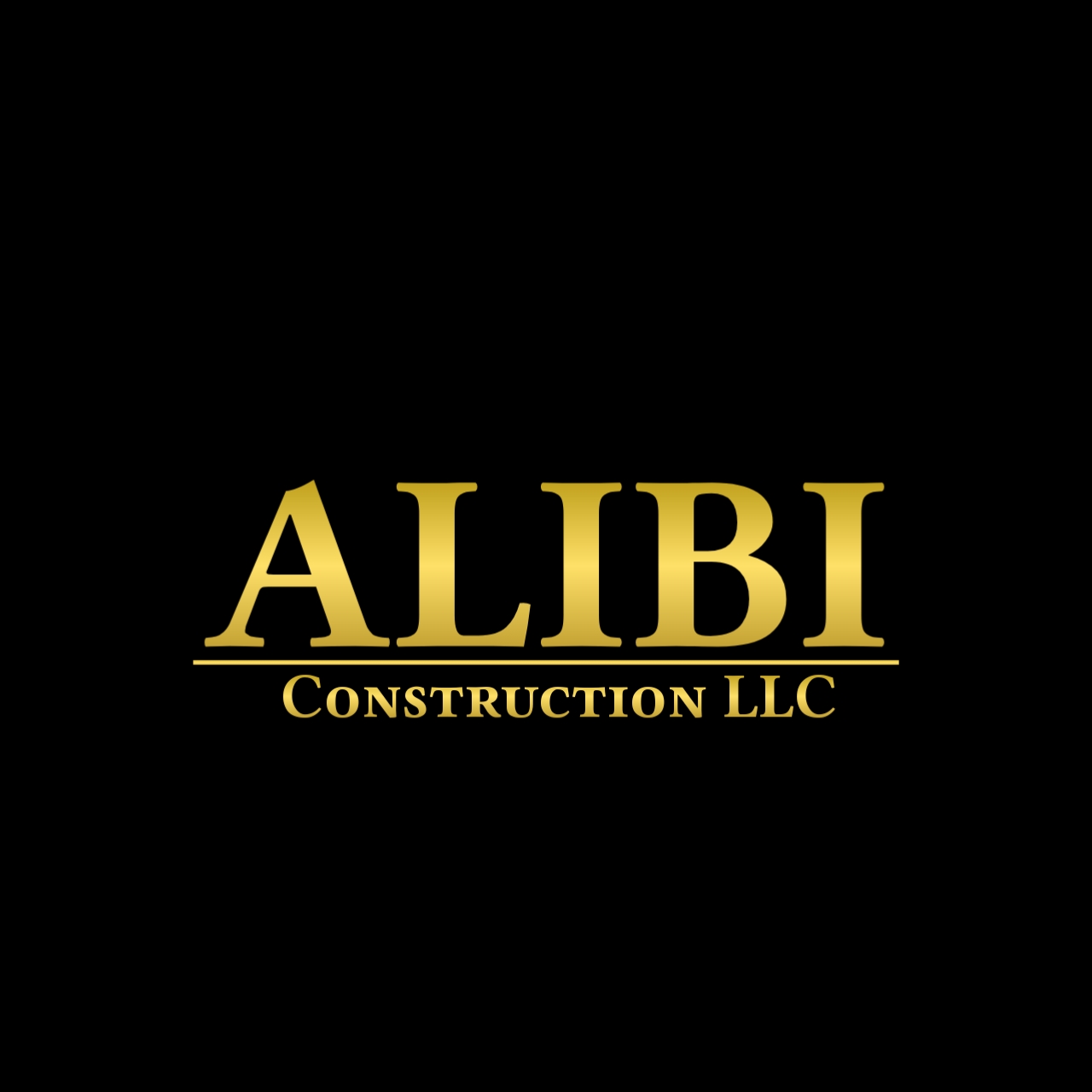 Logo Design by mazbetdesign for Alibi Construction  | Design #22096341