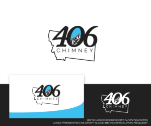 Diseño de Logo por alvinnavarra para 406 Chimney | Diseño: #22296072