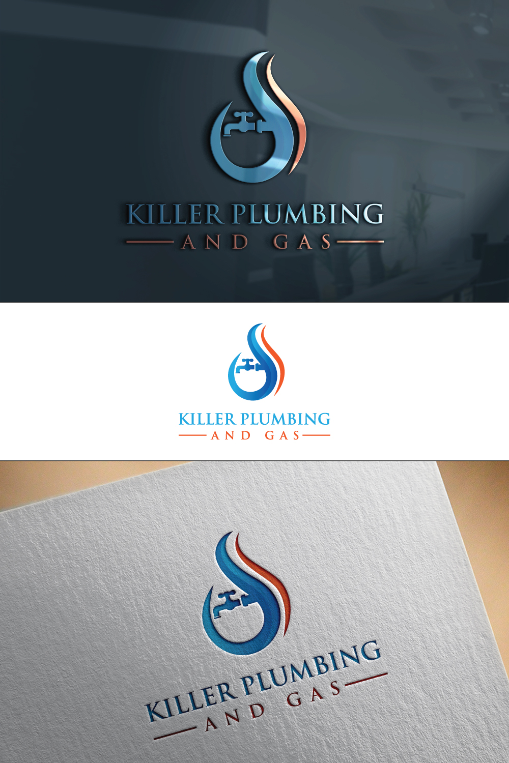 Diseño de Logo por berron 2 para Killer plumbing and gas | Diseño: #22093233