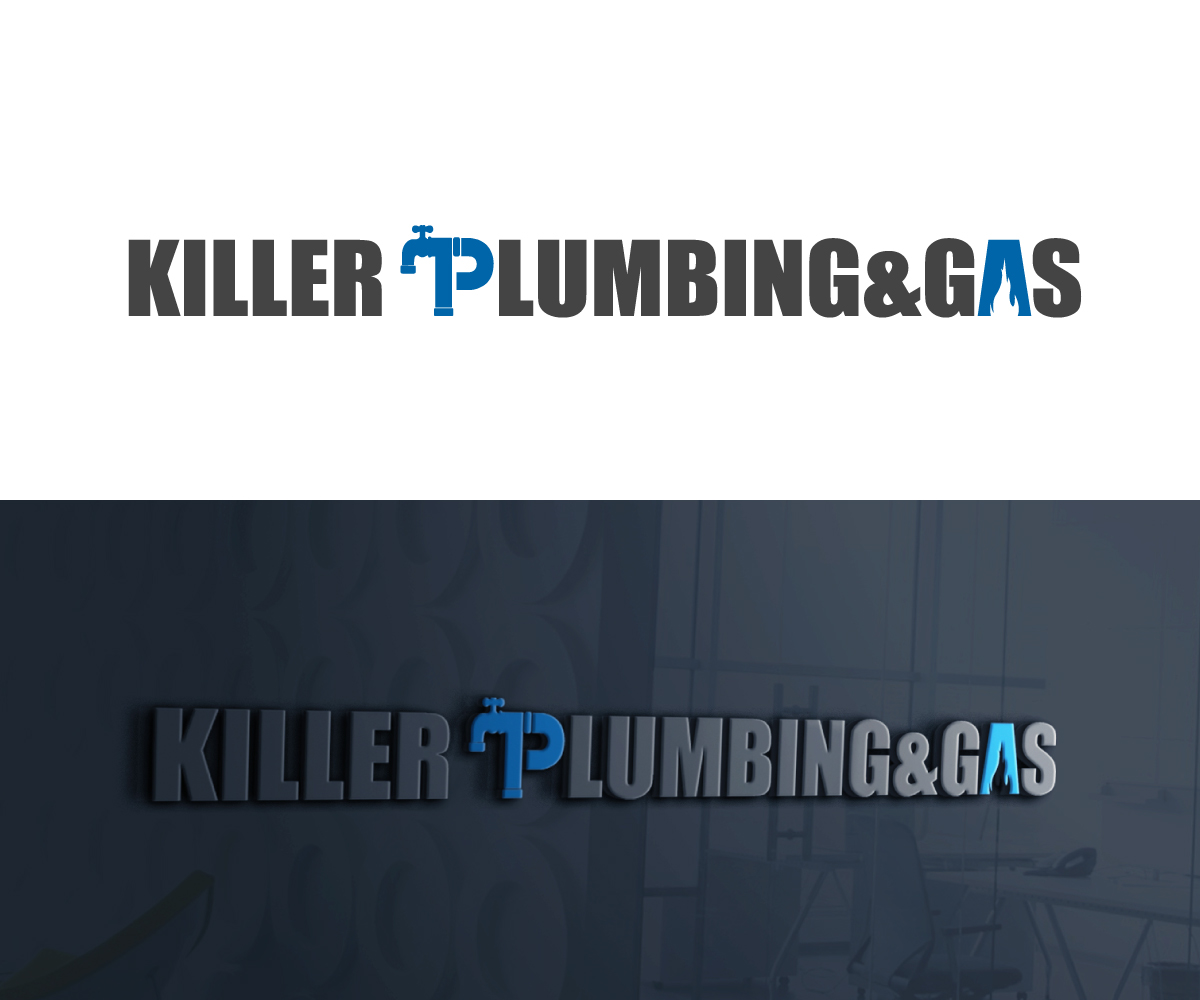 Logo-Design von Creachery für Killer plumbing and gas | Design #22144266