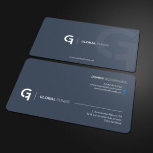 Global Funds SA Business Cards | Design de Carte de Visite par Sandaruwan