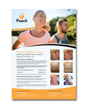 Design de Flyer par debdesign pour Peach Skin & Laser | Design : #22099635