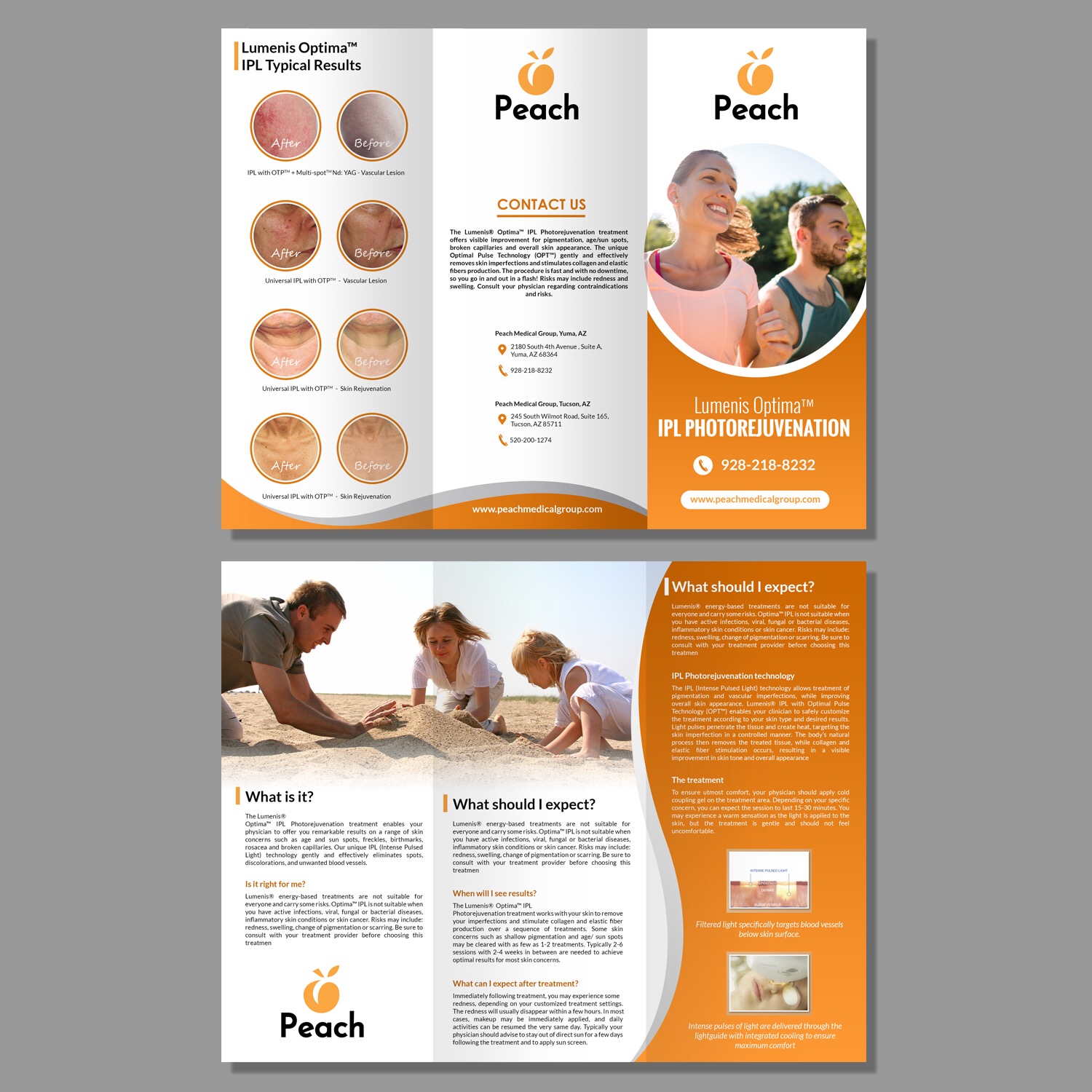 Flyer-Design von aspiremedia für Peach Skin & Laser | Design #22099743