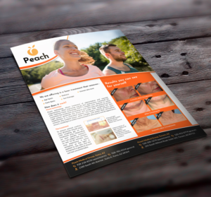 Design de Flyer par GraphicsGuru pour Peach Skin & Laser | Design : #22095468