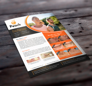 Design de Flyer par GraphicsGuru pour Peach Skin & Laser | Design : #22095564