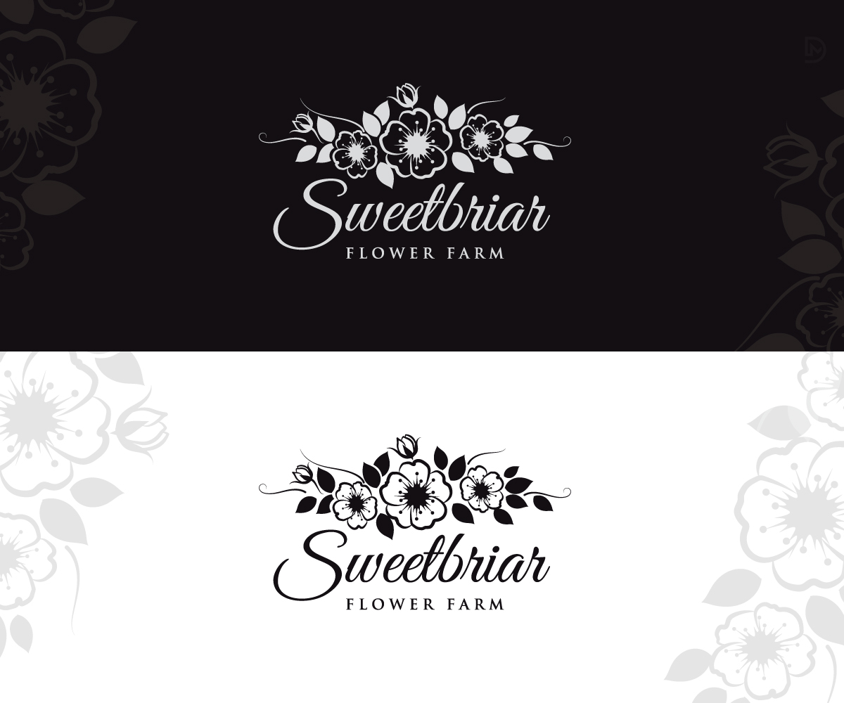 Logo Design by D_Mantra for Sweetbriar Flower Farm | Design #22115000
