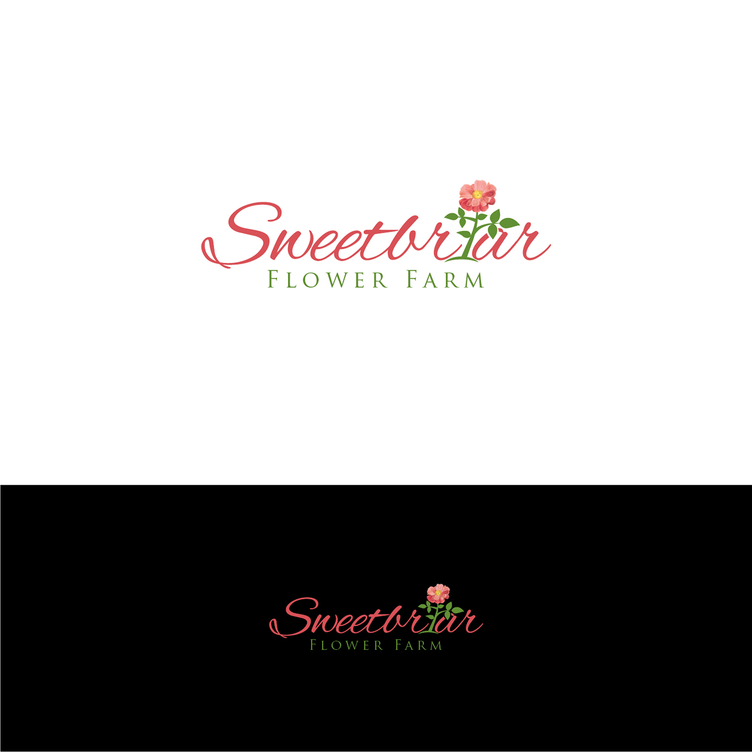 Logo Design by Maxo-Biz for Sweetbriar Flower Farm | Design #22103464