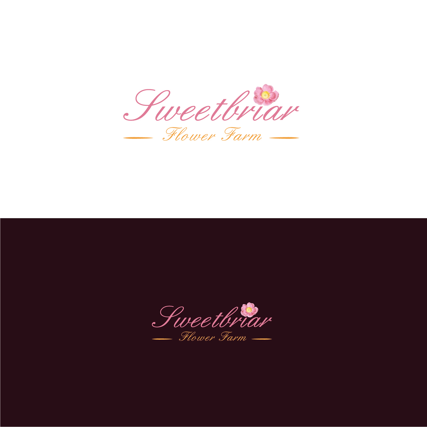 Logo Design by Maxo-Biz for Sweetbriar Flower Farm | Design #22103465