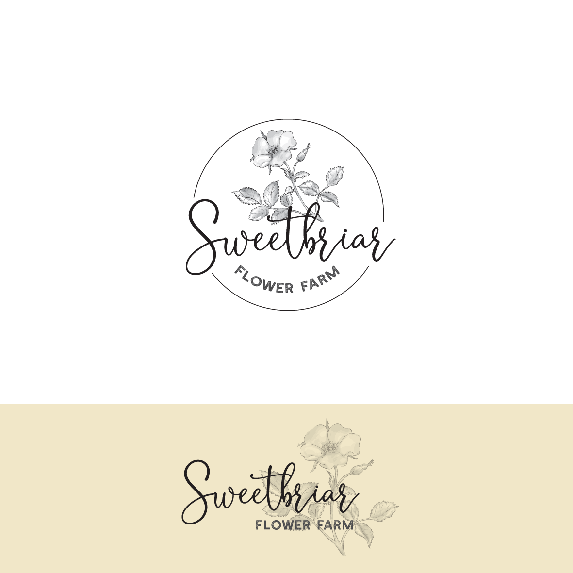 Design de Logo par Samantha Ward Design pour Sweetbriar Flower Farm | Design #22129765
