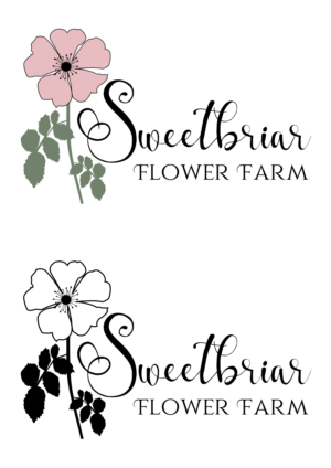 Logo Design by new.englander.uk for Sweetbriar Flower Farm | Design #22144420