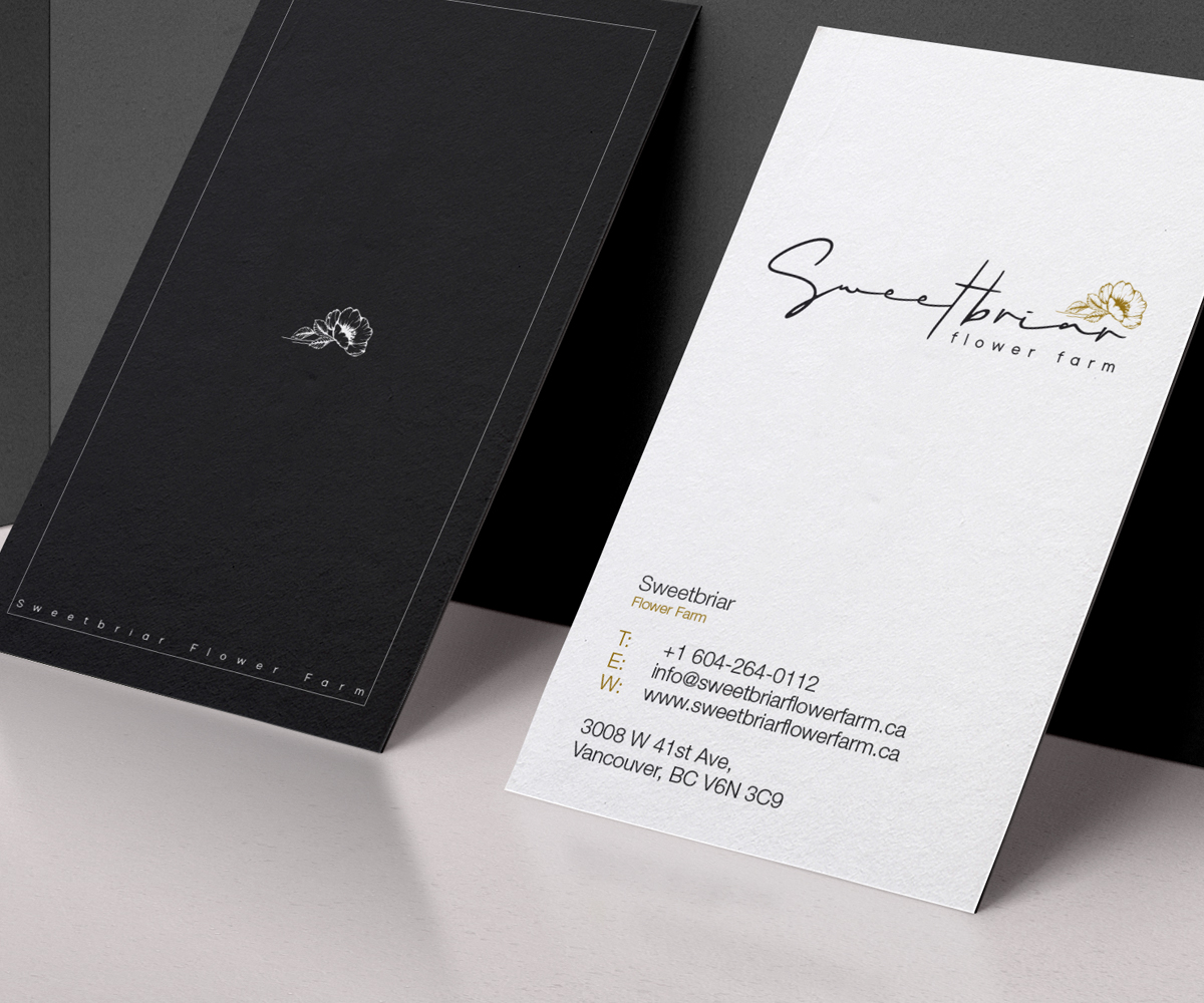 Logo Design by ChicD for Sweetbriar Flower Farm | Design #22119674