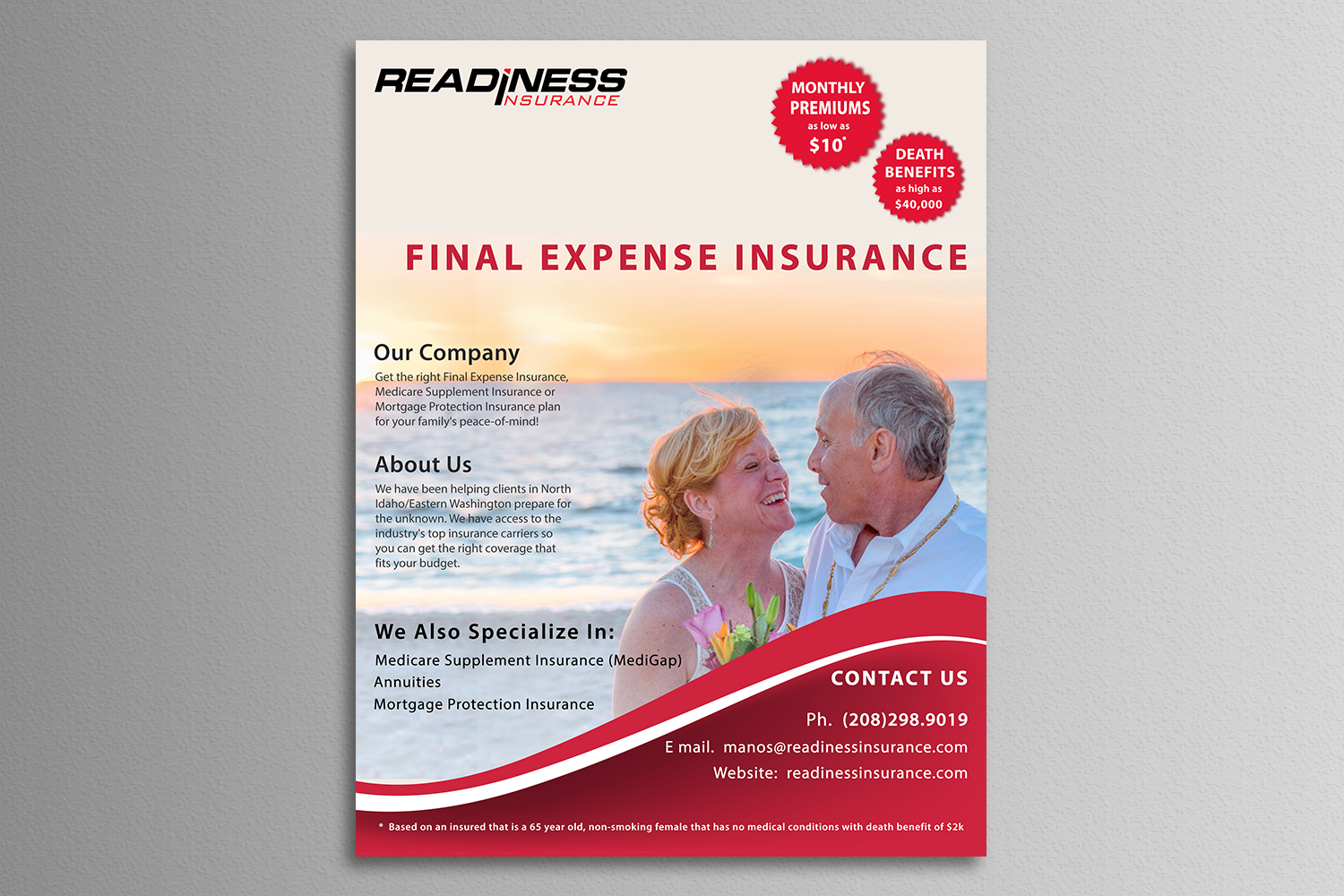 Personable, Conservative, Life Insurance Flyer Design for Personable, Conservative, Life Insurance Flyer Design for