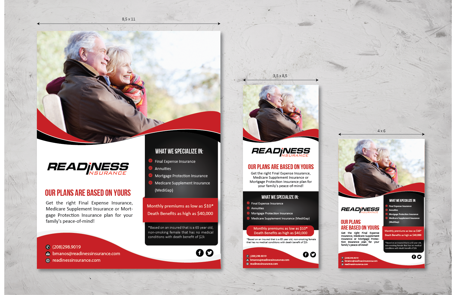 Flyer Design by alex989 for Readiness Insurance | Design #22124584