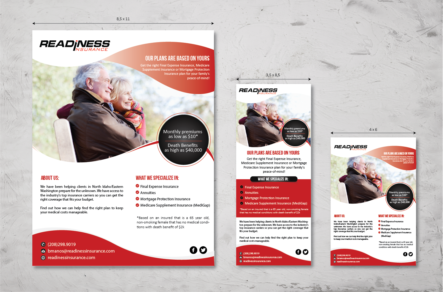 Flyer Design by alex989 for Readiness Insurance | Design #22124909