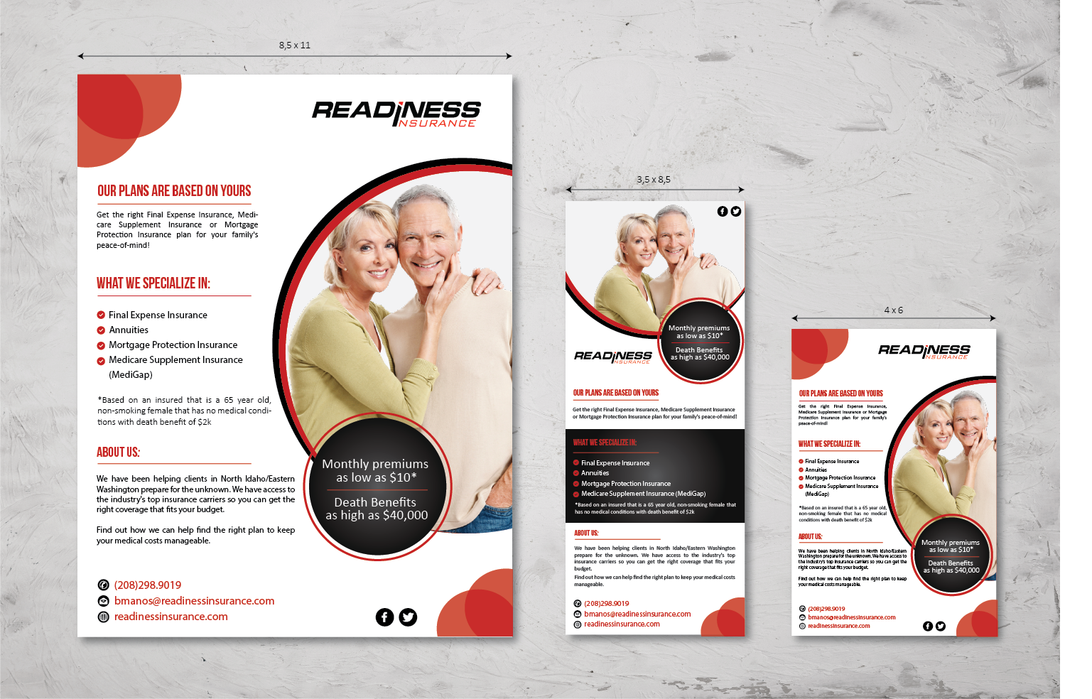 Diseño de Flyer por alex989 para Readiness Insurance | Diseño #22125669